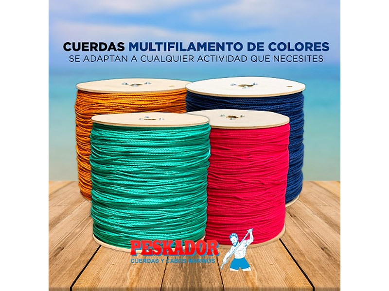 Cuerda Multifilamento de Colores