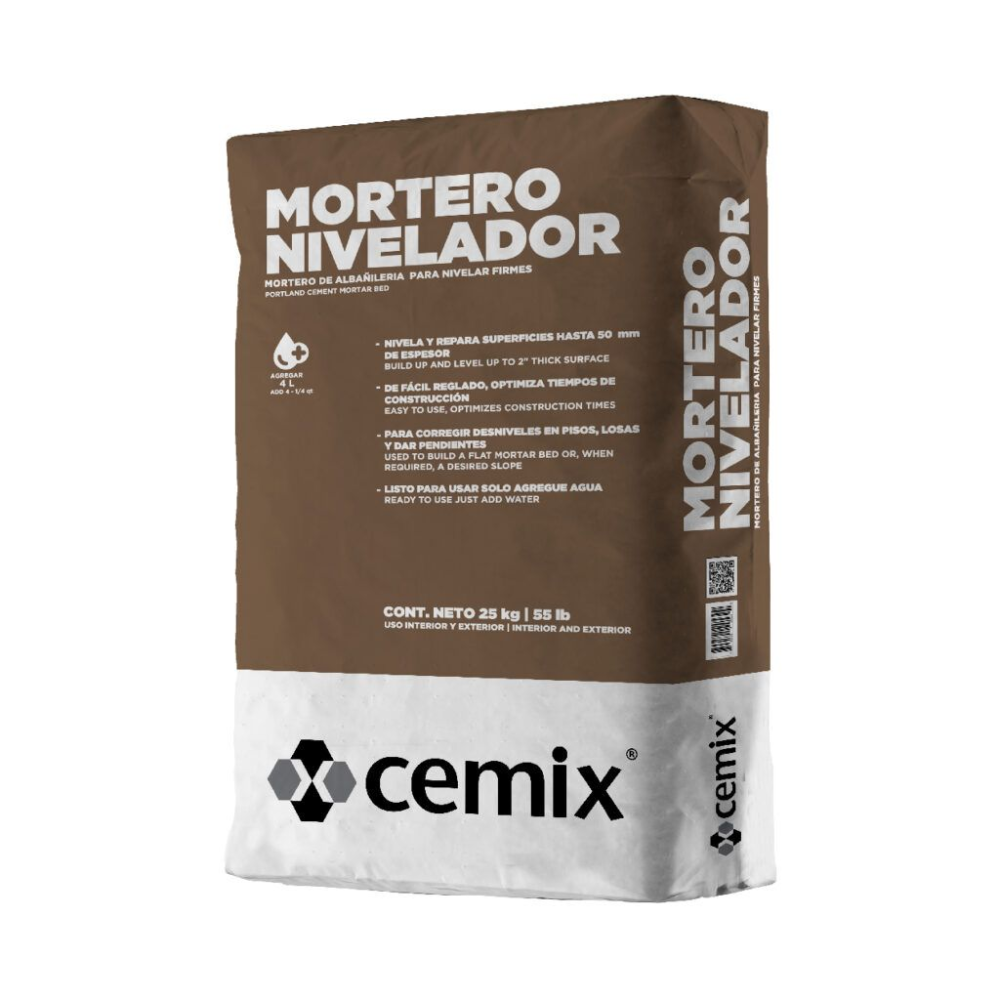 MORTERO CONSTRUCCIÓN NIVELADOR