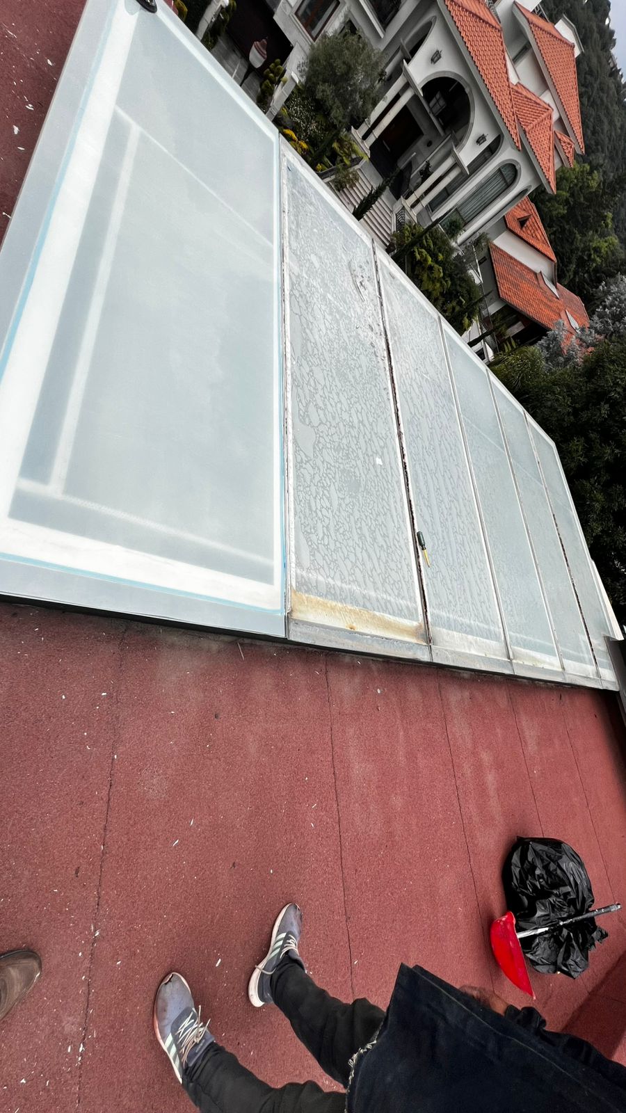 Instalación de película de seguridad