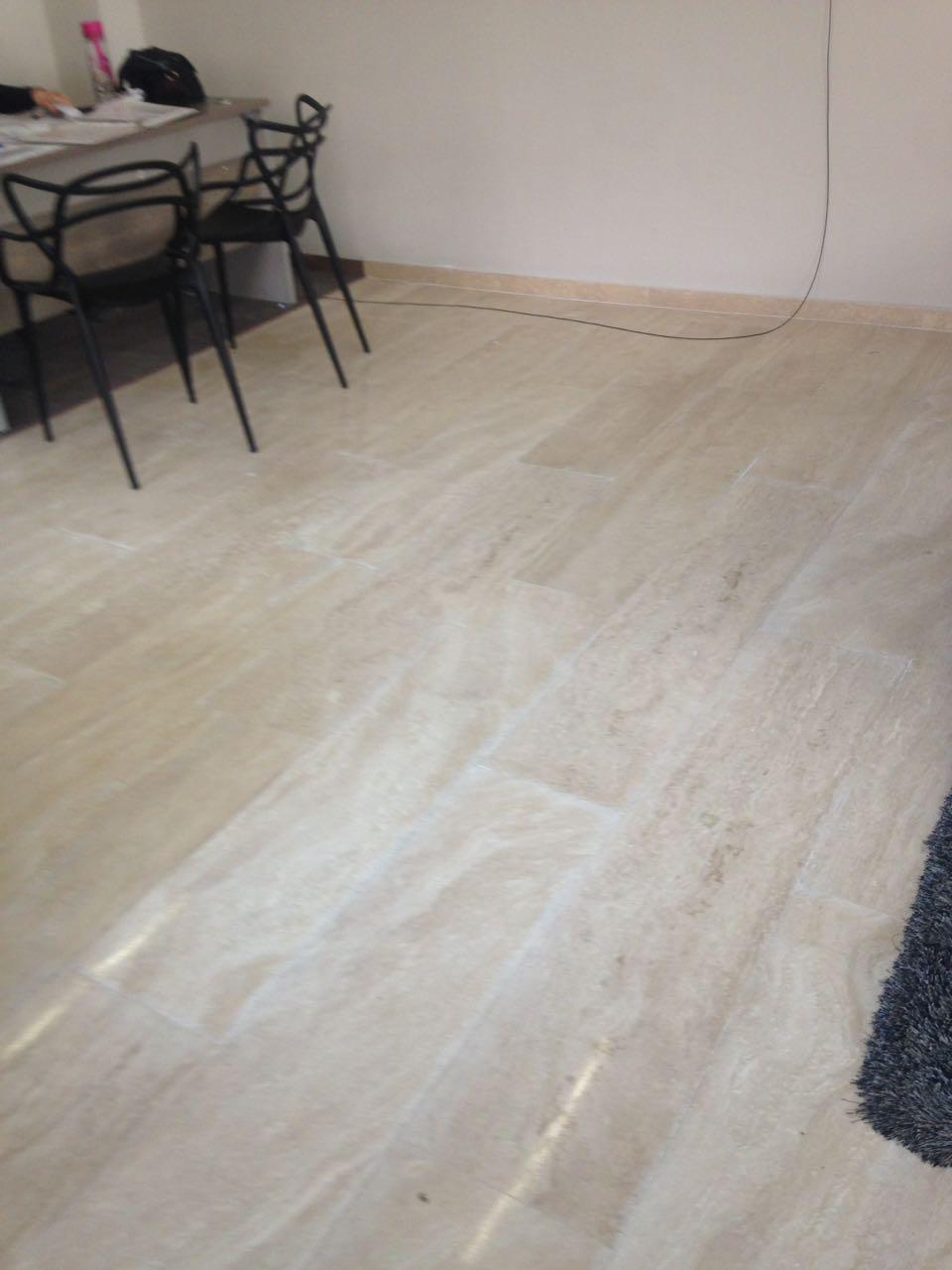 Travertino Ivory Tira 30 x Largo Libre x 01cm