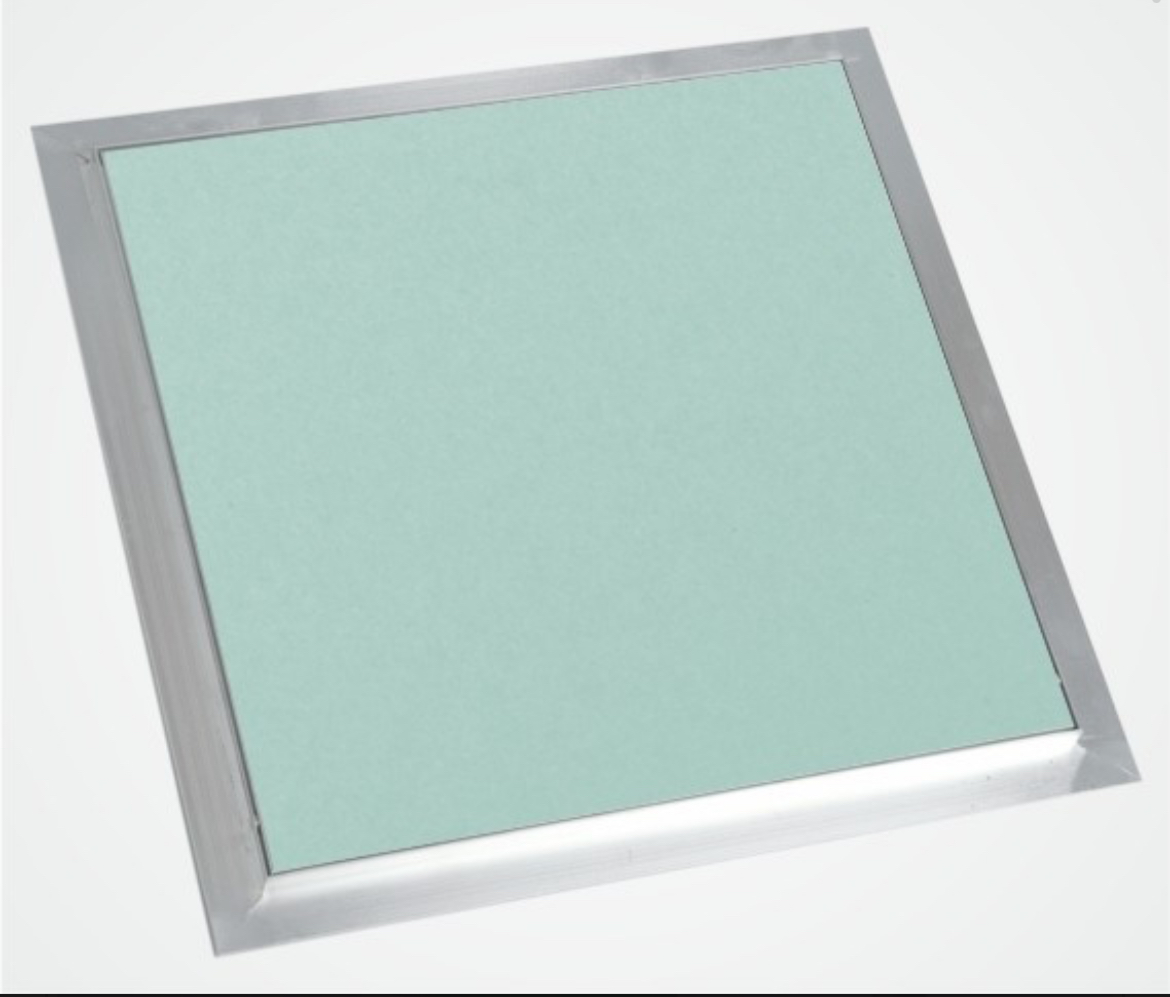 Tapa de Registro Desmontable 12"x12"x1/2" Tablaroca y Aluminio