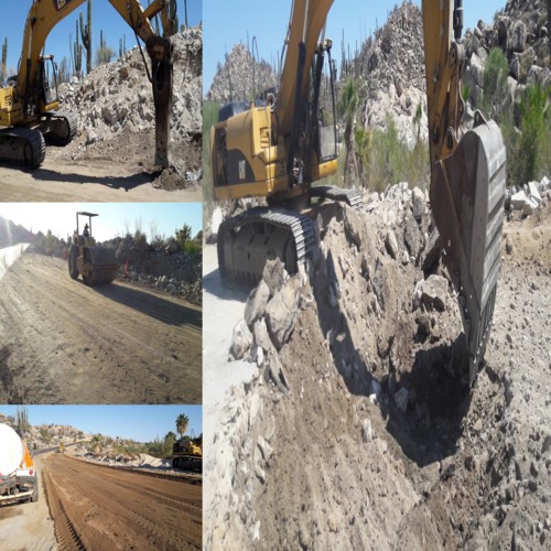Excavación y compactación de terreno