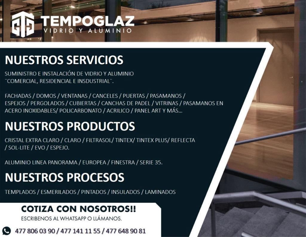 SUMINISTRO DE VIDRIO Y ALUMINIO