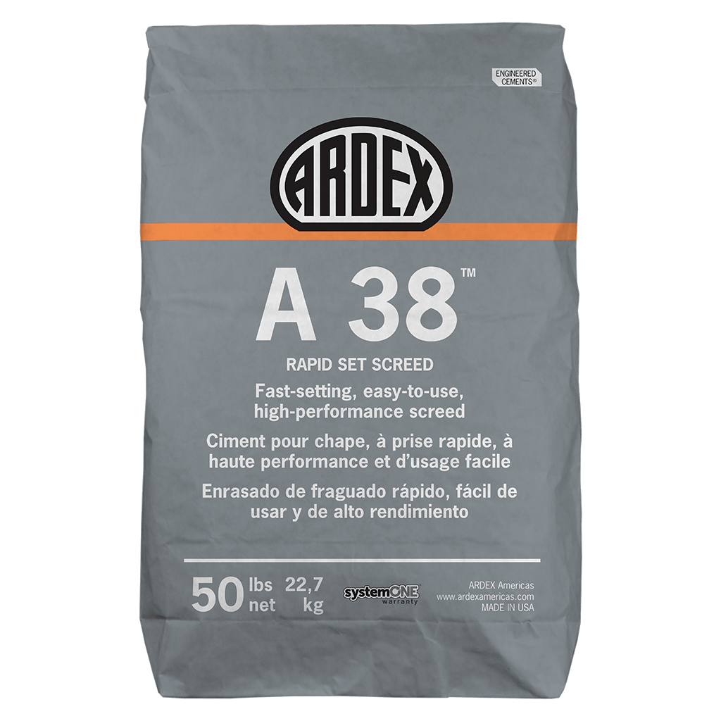 Enrasante A38 de fraguado rápido s/ 23 KG