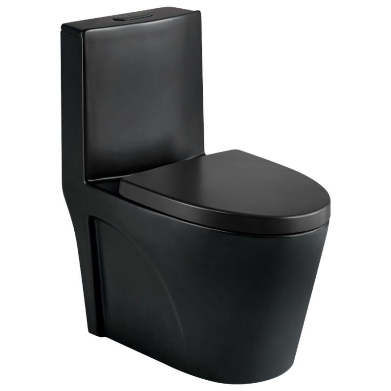 Inodoro one piece Gea Black c/ asiento slow close