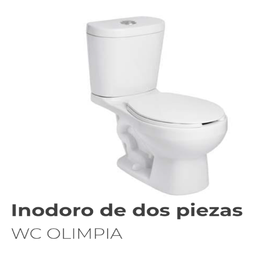 Inodoro de dos piezas WC OLIMPIA