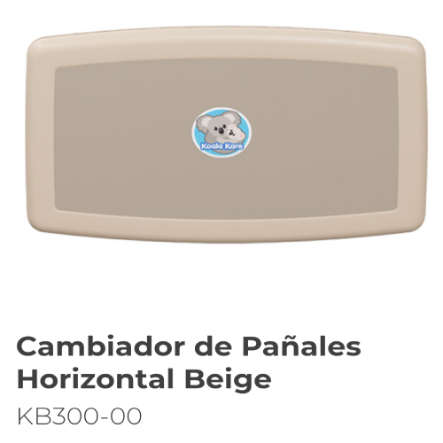 Cambiador de Pañales Horizontal Beige