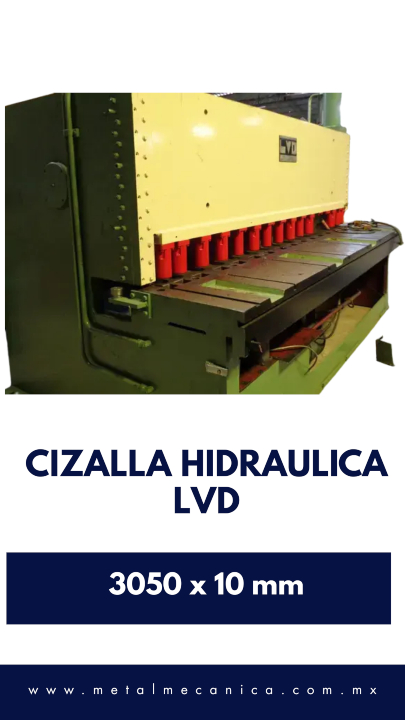 Cizalla Hidraulica Para Lamina LVD 3050 x 10 mm