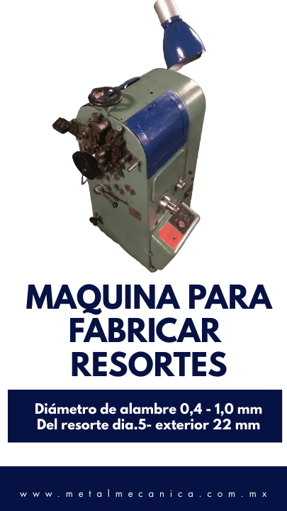 Maquina Para Fabricar Resortes TOS