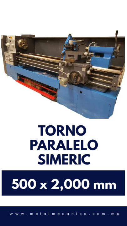 Torno Paralelo Nuevo SIMERIC 500 x 2000 mm