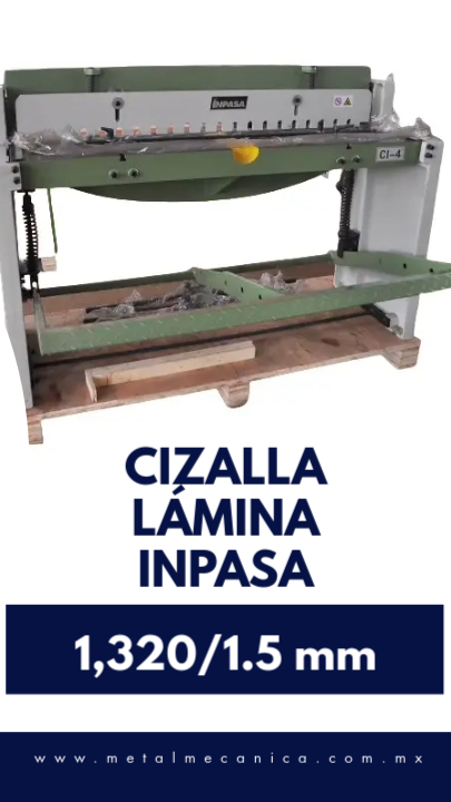 Cizalla De Pedal Para Lamina INPASA 1320 x 1.5 mm.