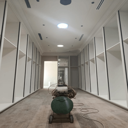 Servicio de pintura y acabado en interiores