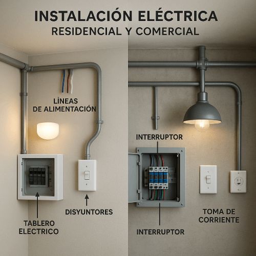 Instalación Eléctrica residencial y comercial