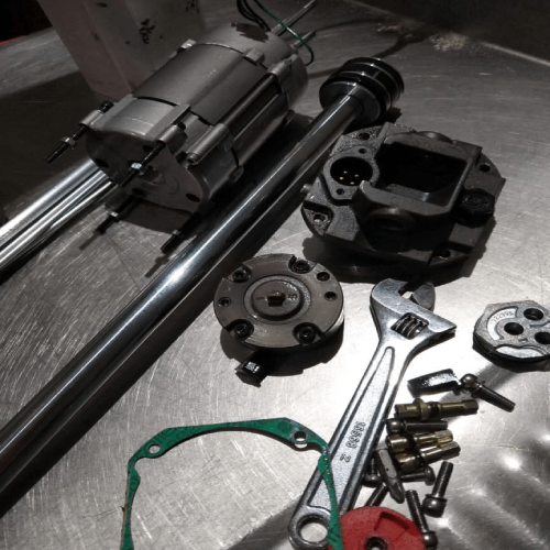 Instalación y mantenimiento de brazos hidráulicos