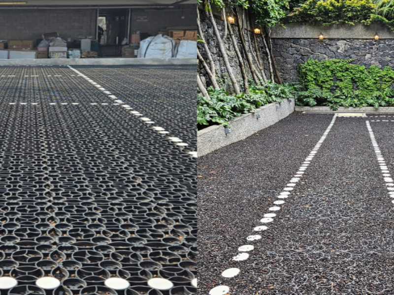 Marcadores de señalamiento para piso Gravalock