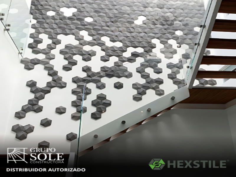 Paneles 3D Hexstile hexagonal