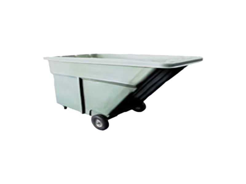 Contenedor Canoa 1100 Litros Sin Tapa Gris
