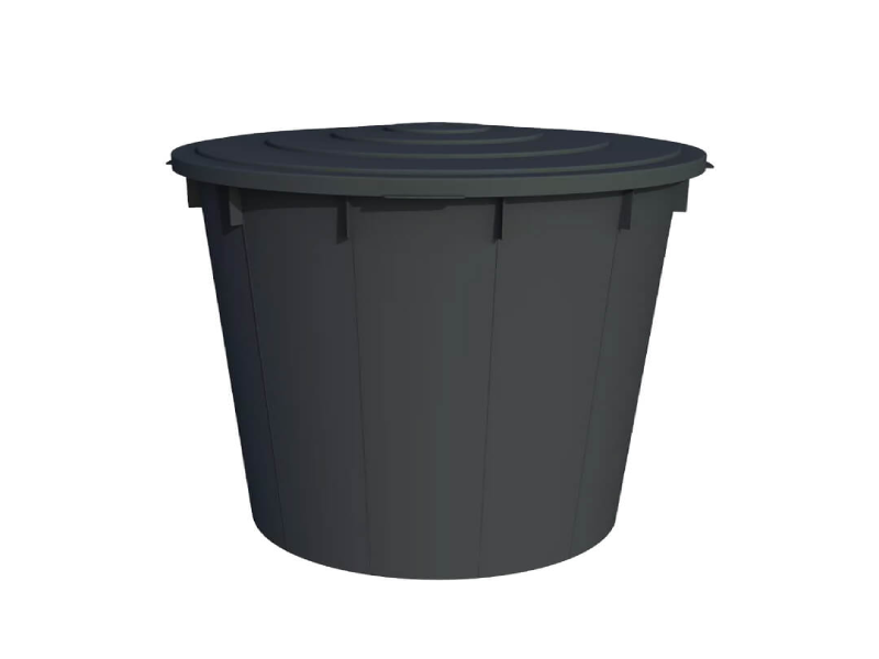 Bote 400 Litros Negro
