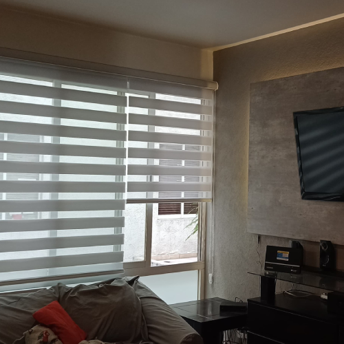 Cortina enrollable doble tipo Mexico