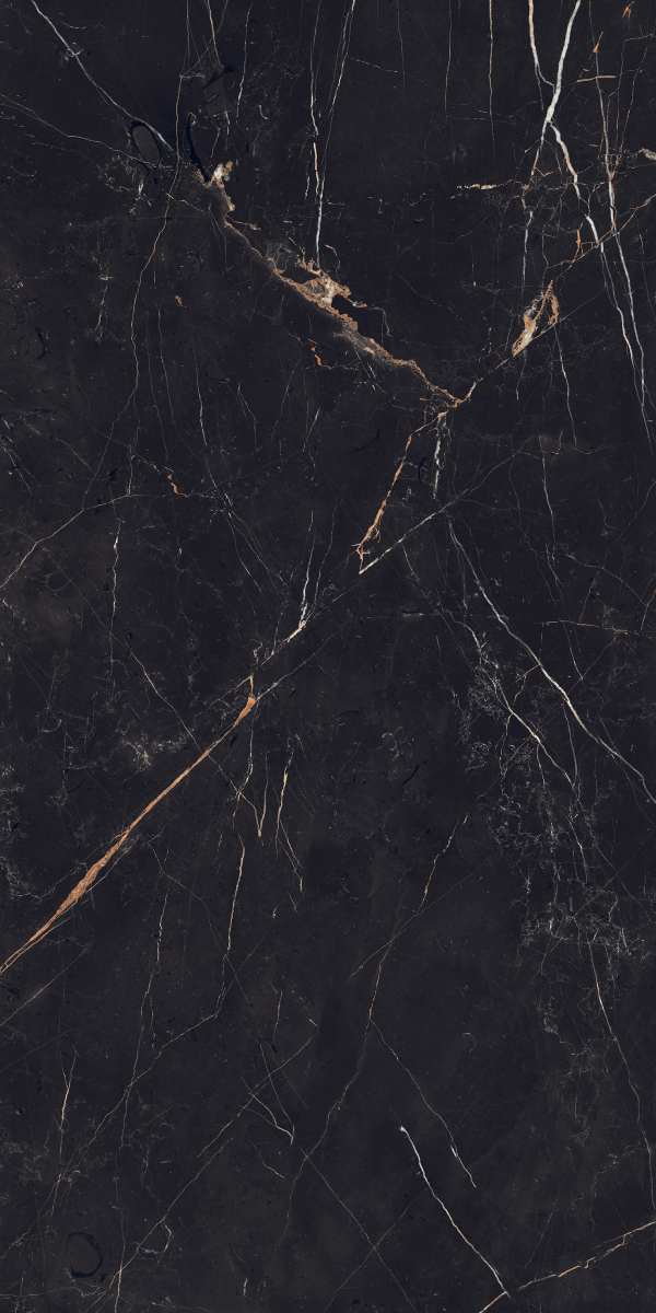 Mármol pulido de brillo intenso SAINT PORTO BLACK 800x1600mm