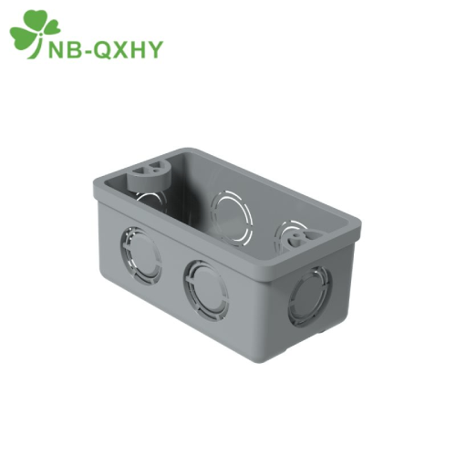 Caja de Conexiones Rectangular para Tubería/Conduit de PVC