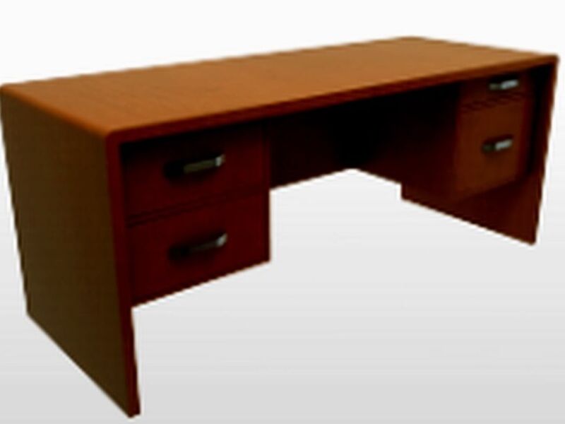 Escritorio Oficina Madera 1 Pedestal México