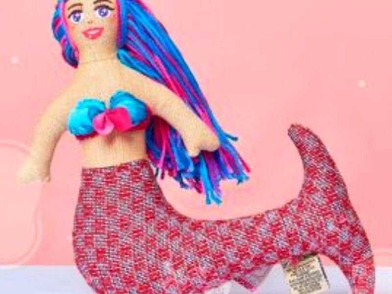 Sirenita muñeca de telar Oaxaca