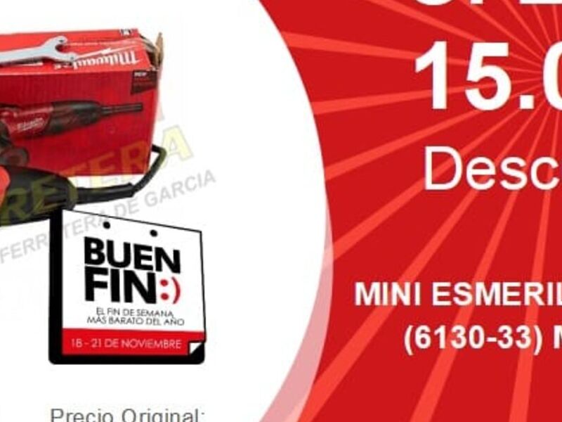 Mini esmeriladora 6130 33 México 