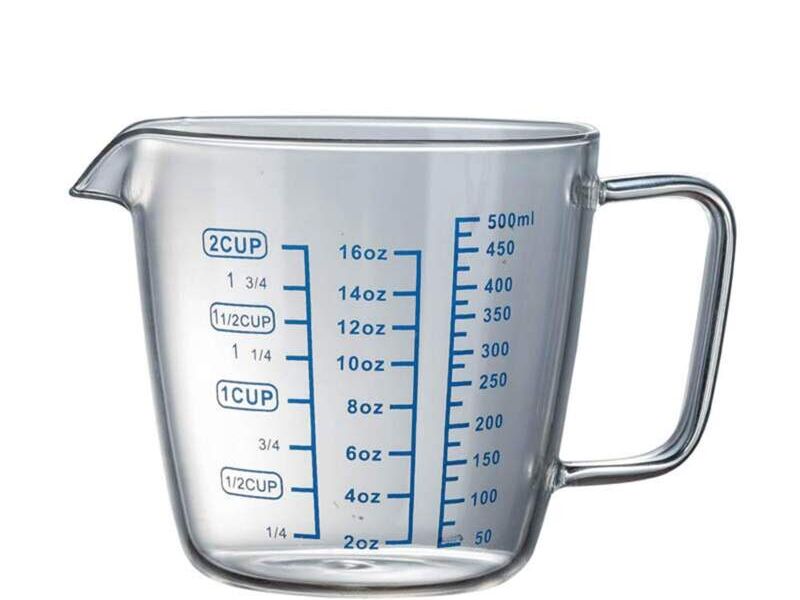 Vaso Medidor Vidrio Mexico