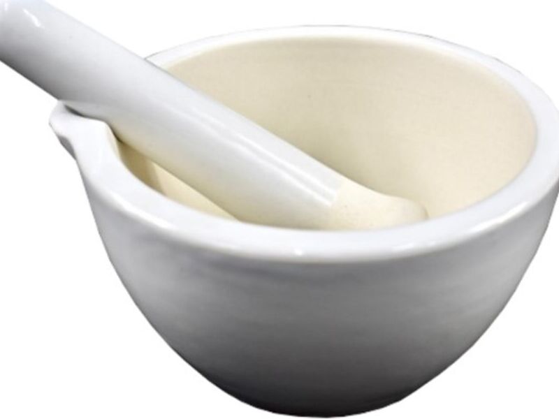 Mortero porcelana 275 mL pistilo Mexico