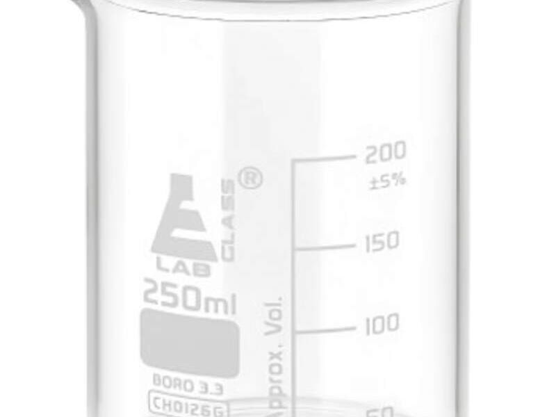 Vaso Precipitado Vidrio 250 mL Mexico