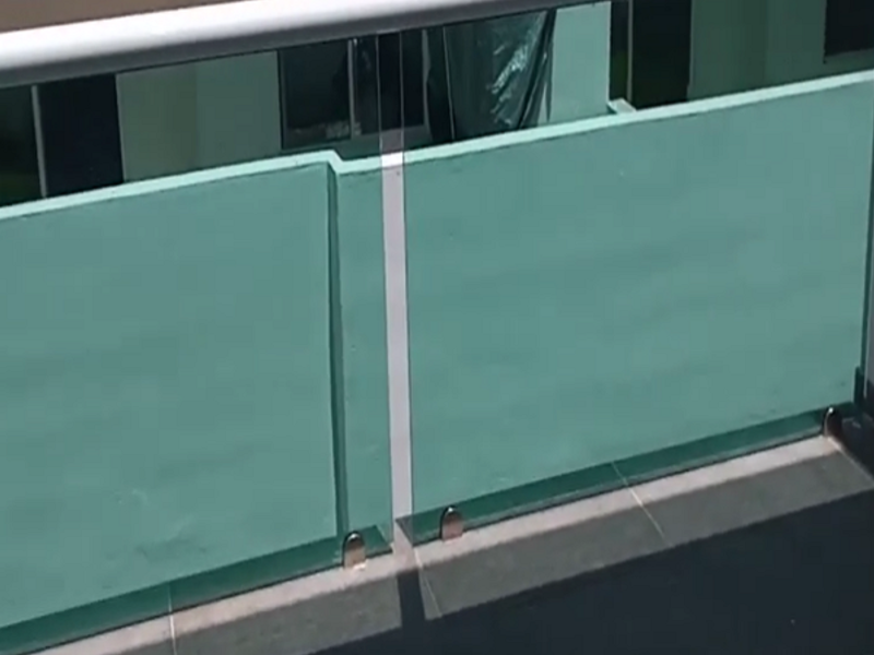Barandal de cristal templado México