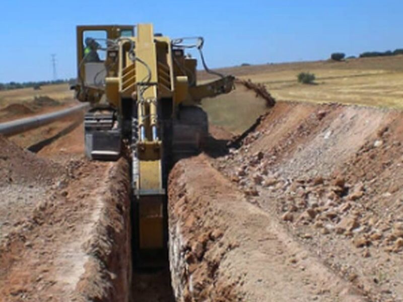 Excavación de zanjas México. 