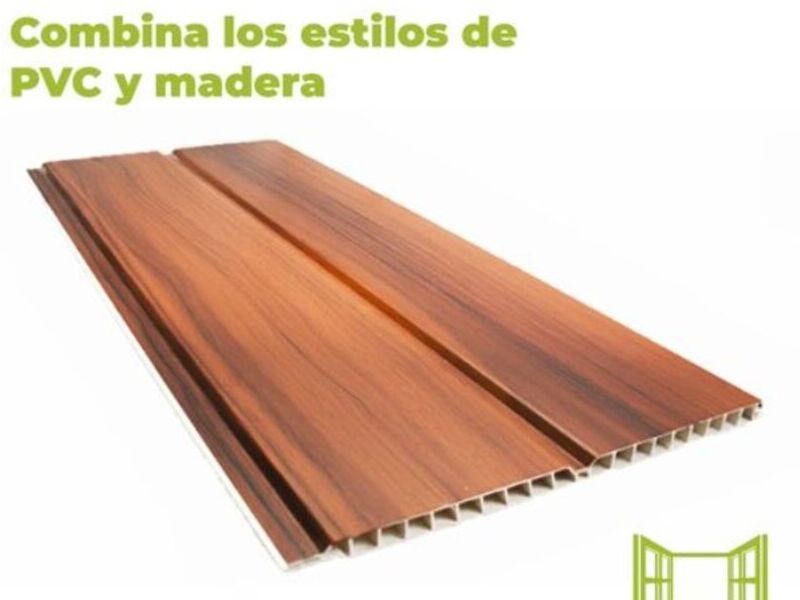 COMBINA LOS ESTILOS DE PVC Y MADERA Tecámac