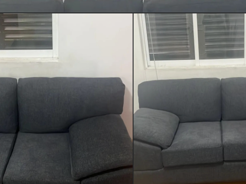 Retapizado sillon gris