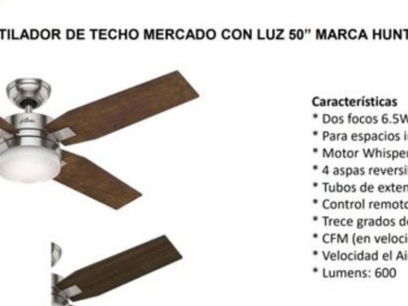 ventilador de techo mercado en Valladolid