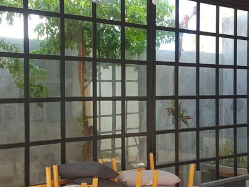 VENTANA CUADRICULADA ALUMINIO MEXICO