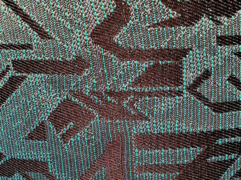 Telas Acabados Turquesa/Negro Mexico