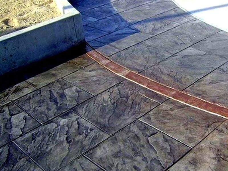 Concreto Estampado Random Stone México