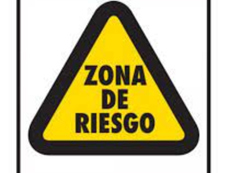 señal zona riesgo Guadalajara