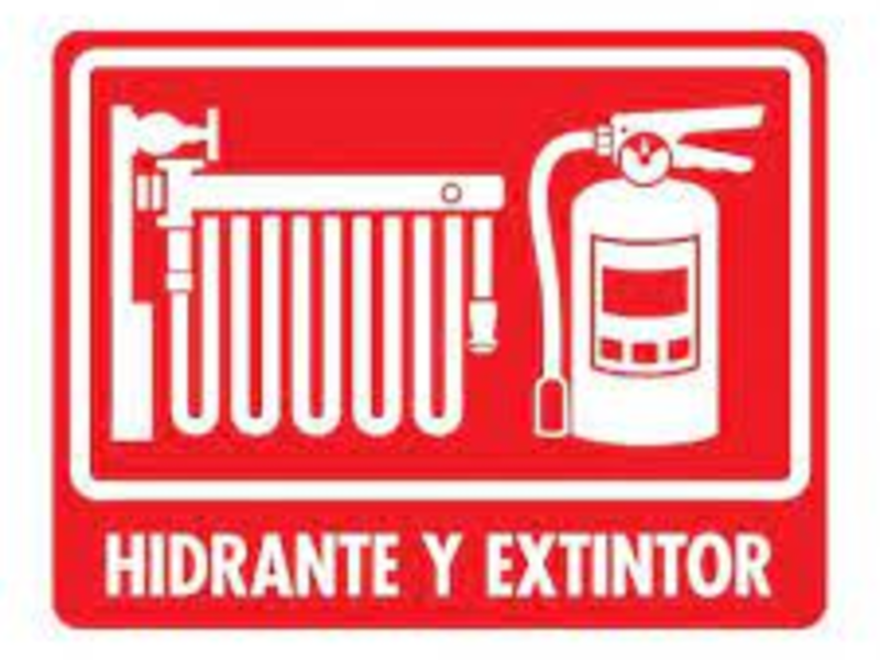 señal hidrante extintor Guadalajara
