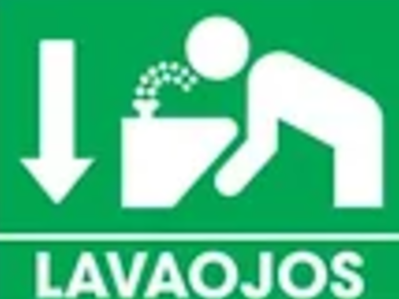 señal lavaojos cdmx