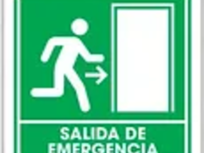 señal salida emergencia cdmx