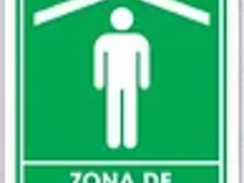 señal zona menor riesgo gdl