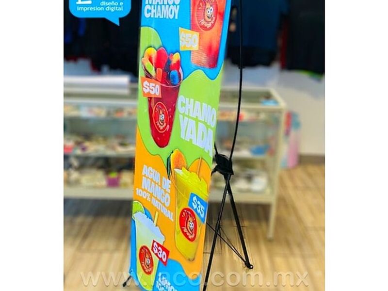Display X Reforzado lona México