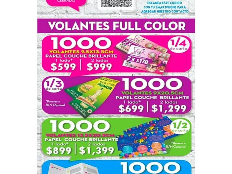 Volantes Full Color México