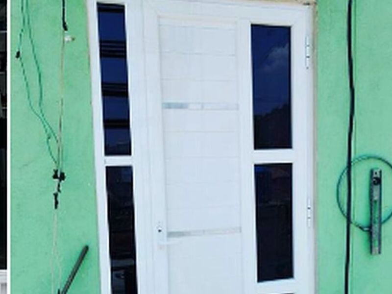 Puerta  Aluminio Blanco Estado de Mexico 