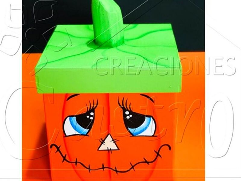 Caja decorativa calabaza Mexico