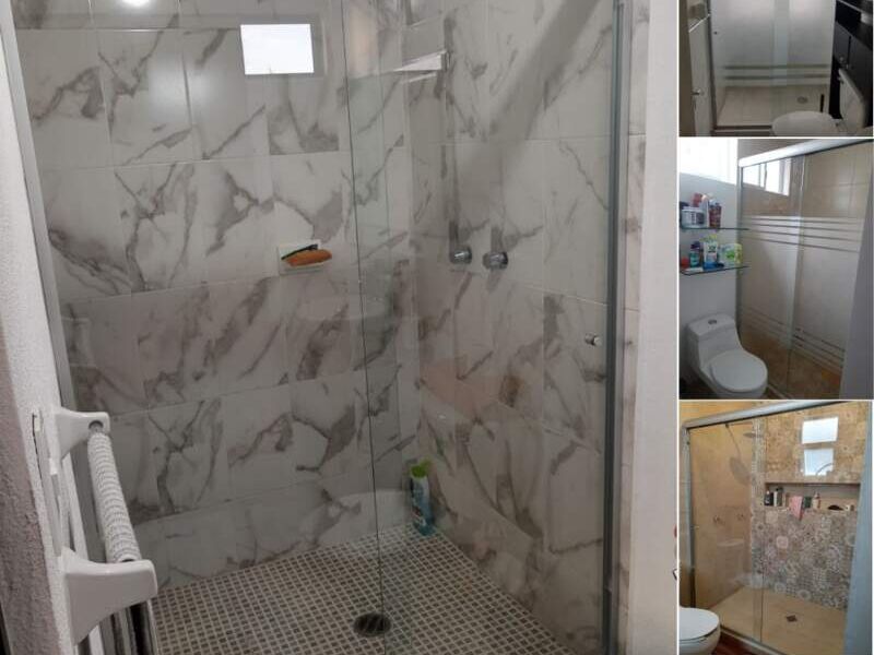 Cancel baño fijo corrediza Ecoline México 