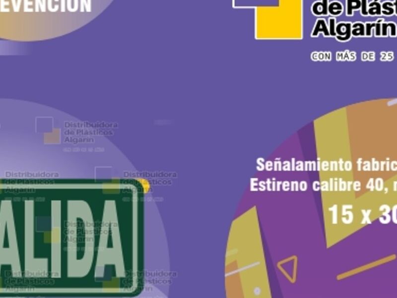 Letreros Prevención México 